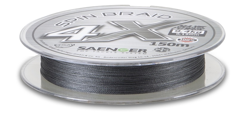 Saenger šňůra 4 X Spin Braid 150 m/ 0,21mm
