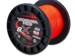 Uni Cat šnúra 8 X Vencata Red 0,50mm 1500m 48kg