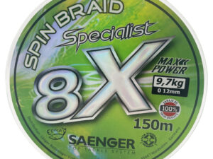 Saenger šňůra 8 X Specialist Spin Braid 150 m 0,18 mm zelená