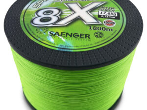 Saenger šňůra 8 X Specialist Spin Braid 1800 m 0,12 mm zelená