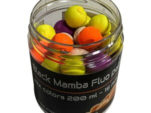 Mastodont Baits Fluo Pop-Up Boilies Black Mamba 16mm 200ml