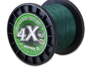 Saenger šňůra 4 X Allround Braid 3000 m 0,30 mm zelená