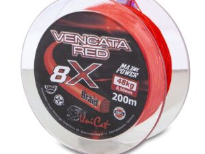 Uni Cat šnúra 8 X Vencata Red 0,50mm 200m 48kg