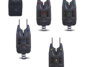 Saenger sada hlásičov záberu Carp Voice R-4 sada 4+1 červená, zelená, modrá, žltá