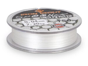 Iron Tout šňůra Spooner Braid 150 m, 0,06 mm, bílá