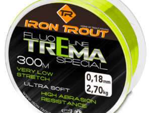 Iron Trout vlasec Fluo line Trema special 300 m 0,16 mm, žlutá