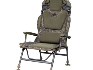 Trakker Křeslo komfortní s područkami Levelite Camo Longback Chair
