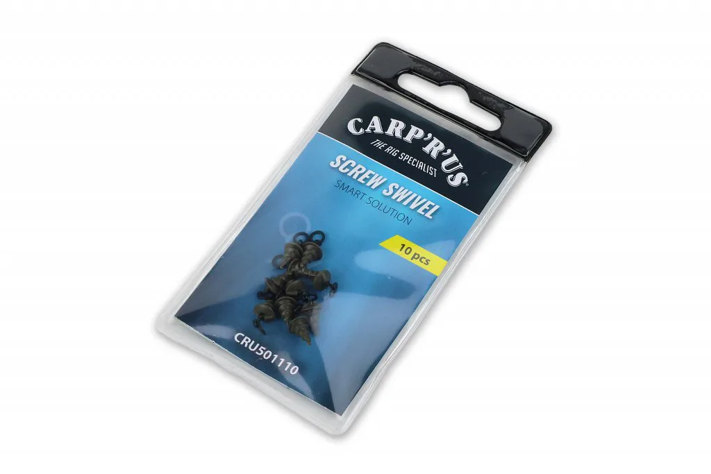 Carp´R´Us Obratlíky s vrutem Screw Swivel 10ks - MojeRybárstvo.sk Carp´R´Us Obratlíky s vrutem Screw Swivel 10ks