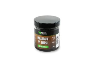 Nikl Black halibut pelety v dipu Devill Krill 15+20mm, 250ml