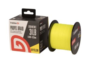 Trakker Kmenová pletená šňůra Propel Braid 31lb, 13.8kg, 0,26mm, 1200m, UV-Yellow