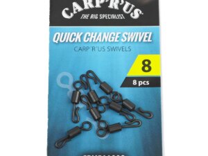 Carp´R´Us Obratlíky Quick Change Swivel - vel.8, 8ks