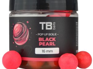 TB Baits Plávajúce Boilie Pop-Up Pink Black Pearl + NHDC 65 g-12 mm