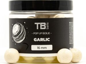 TB Baits Plávajúce Boilie Pop-Up White Garlic + NHDC 65 g