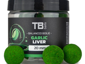 TB Baits Vyvážené Boilie Balanced + Atraktor Garlic Liver 100 g