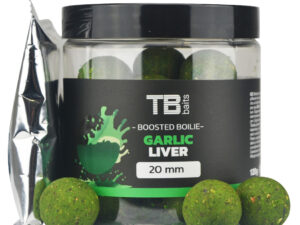 TB Baits Boosterované Boilie Garlic Liver 120 g