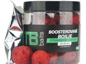 TB Baits Boosterované Boilie Strawberry 120 g 20-24 mm