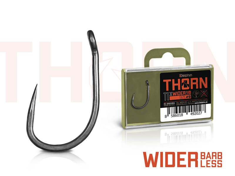 Delphin THORN Wider BarbLESS 11x - MojeRybárstvo.sk Delphin THORN Wider BarbLESS 11x