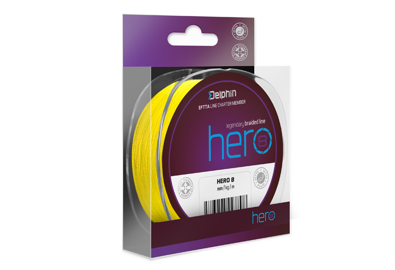 Delphin HERO 8 / fluo žltá - MojeRybárstvo.sk Delphin HERO 8 / fluo žltá