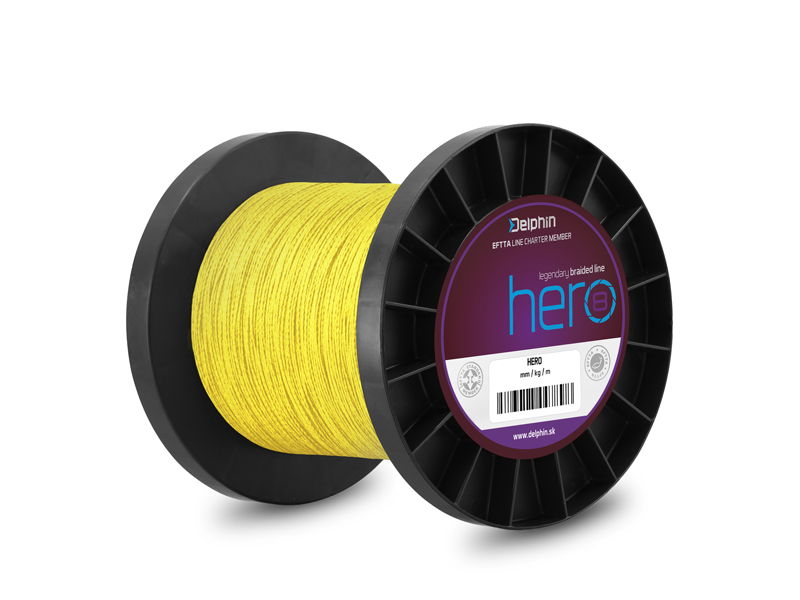 Delphin HERO 8 / fluo žltá - MojeRybárstvo.sk Delphin HERO 8 / fluo žltá