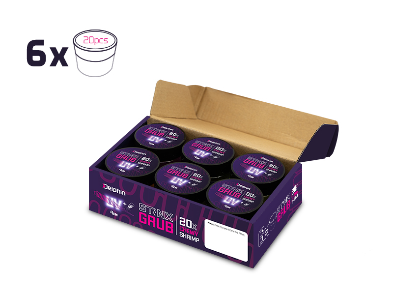 Umelá nástraha Delphin B! StinxGRUB Shrimp / 20ks - MojeRybárstvo.sk Umelá nástraha Delphin B! StinxGRUB Shrimp / 20ks – Obrázok 5