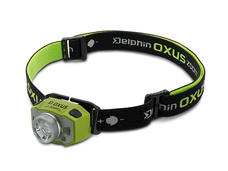 Čelová lampa Delphin OXUS Zoom - MojeRybárstvo.sk Čelová lampa Delphin OXUS Zoom