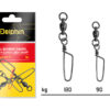 Ball bearing swivel with coastlock snap / 3 ks