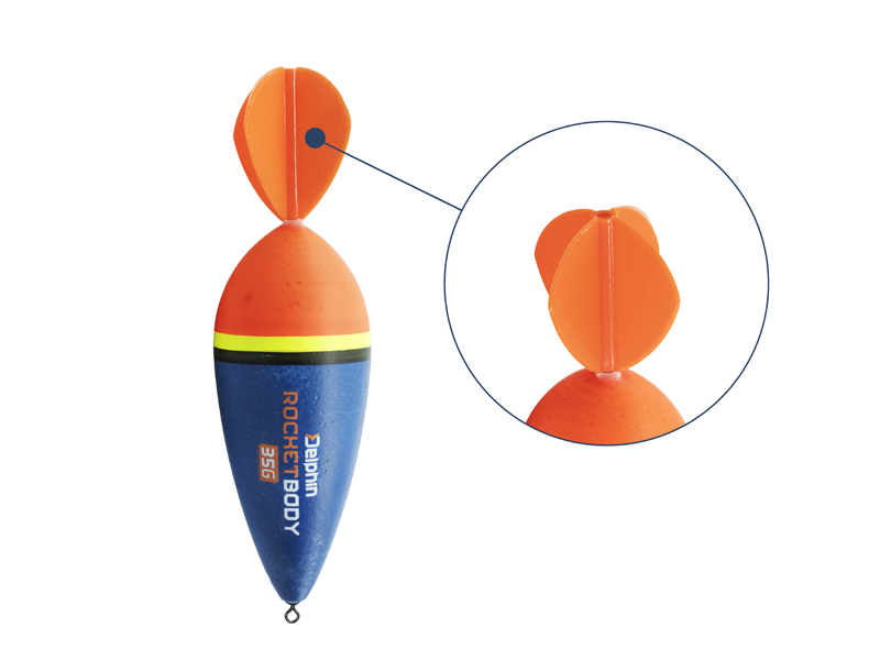 Plavák na šťuky Delphin RocketBODY - MojeRybárstvo.sk Plavák na šťuky Delphin RocketBODY – Obrázok 2