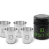 Set nerezových pohárikov Delphin RESET XL 4v1