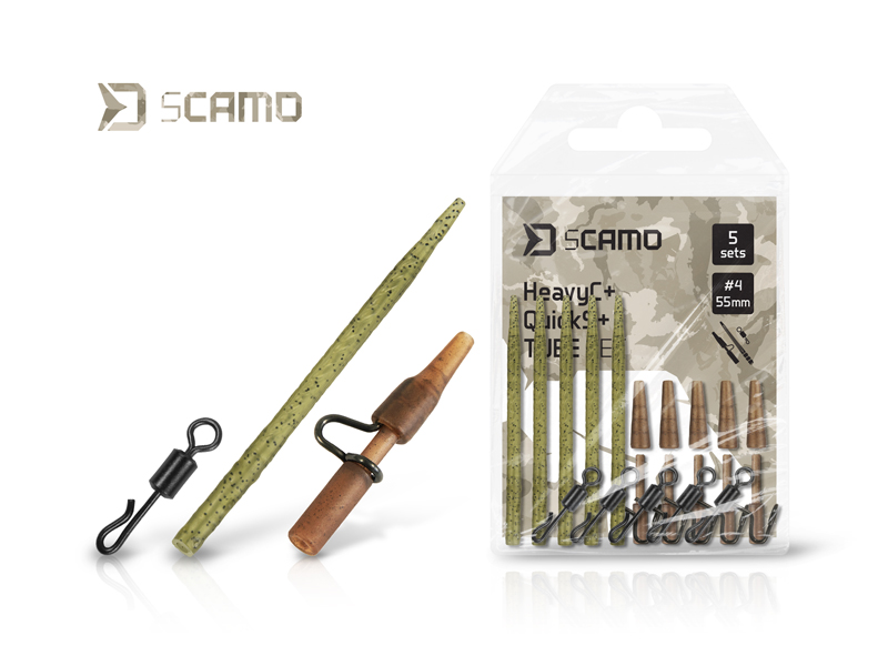 Set Delphin sCAMO HeavyC + QuickS + Tube / 5 setov - MojeRybárstvo.sk Set Delphin sCAMO HeavyC + QuickS + Tube / 5 setov