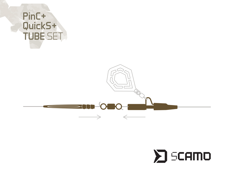 Set Delphin sCAMO PinC + QuickS + Tube / 5 setov - MojeRybárstvo.sk Set Delphin sCAMO PinC + QuickS + Tube / 5 setov – Obrázok 3