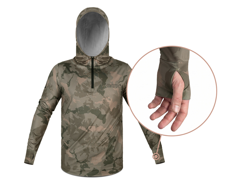 Tričko s kapucňou Delphin UV ARMOR 50+ - MojeRybárstvo.sk Tričko s kapucňou Delphin UV ARMOR 50+ – Obrázok 3