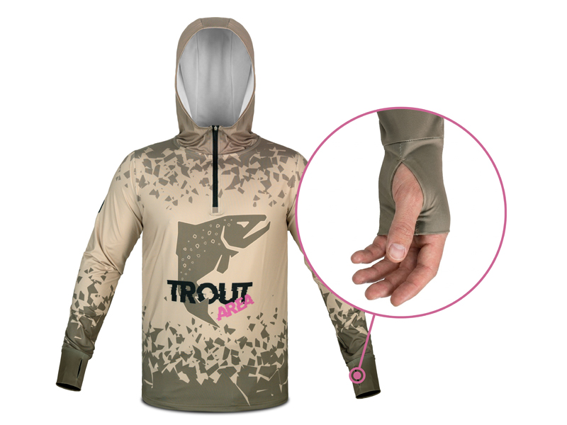 Tričko s kapucňou Delphin UV ARMOR 50+ - MojeRybárstvo.sk Tričko s kapucňou Delphin UV ARMOR 50+ – Obrázok 3