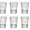 Set sklenených pohárikov Delphin SHOTY 6v1