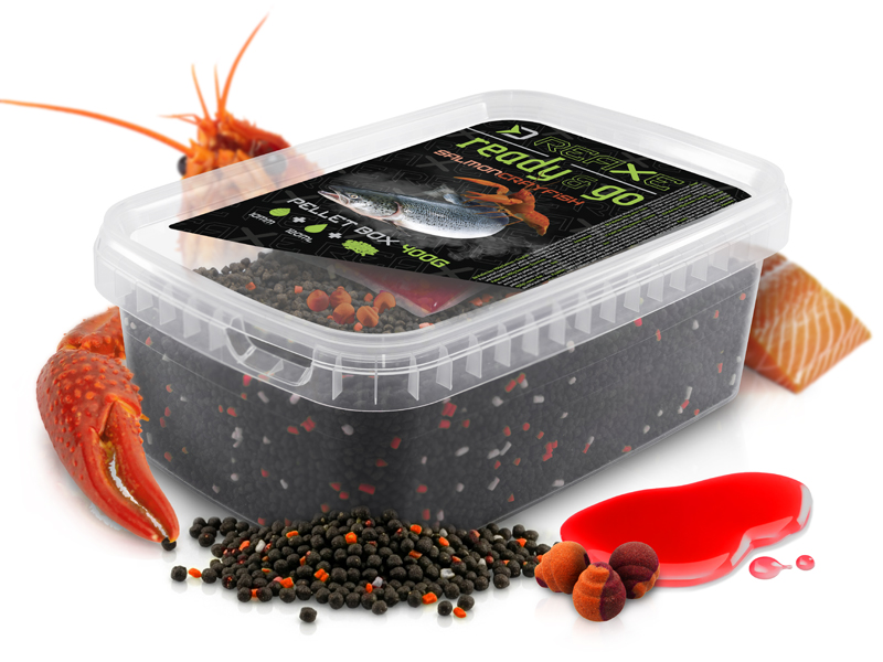 Pellet box Delphin Reaxe READY&GO / Losos-Rak - MojeRybárstvo.sk Pellet box Delphin Reaxe READY&GO / Losos-Rak