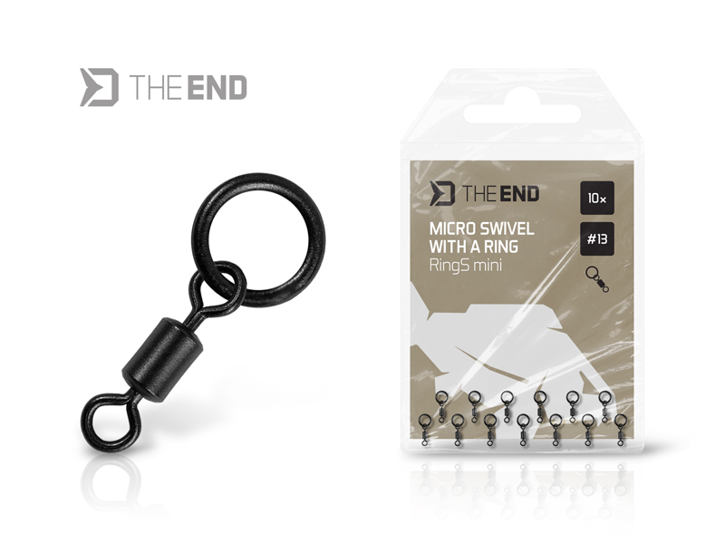 Mikro obratlík s krúžkom TheEND RingS mini / 10ks - MojeRybárstvo.sk Mikro obratlík s krúžkom TheEND RingS mini / 10ks