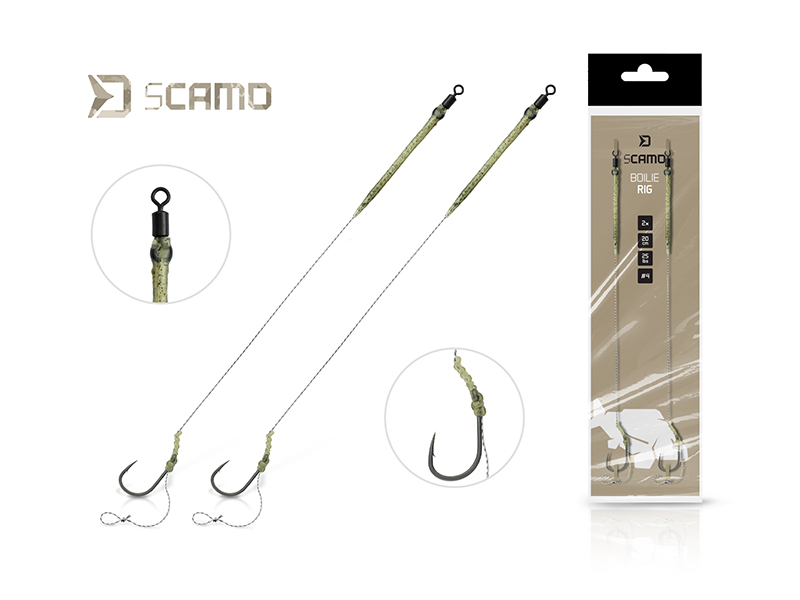 Nadväzec Delphin sCAMO Boilie rig / 2ks - MojeRybárstvo.sk Nadväzec Delphin sCAMO Boilie rig / 2ks