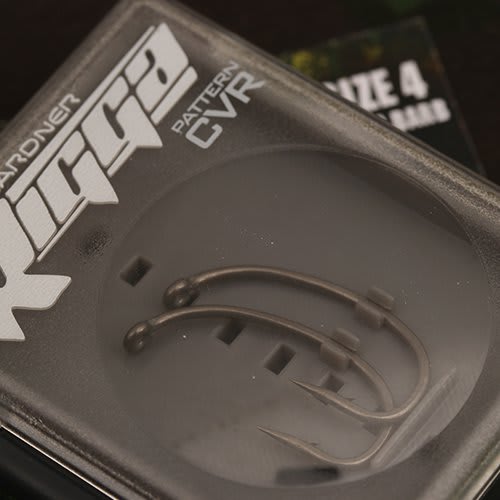 Gardner Háčky bez protihrotu Curved Rigga Hooks (CVR) Barbless - Image 2