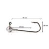 Hell-Cat Jig Head Catfish vel. 10/0 – Obrázok 2