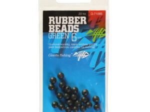 Giants fishing Gumové kuličky Rubber Beads Transparent Green 5mm,20ks