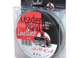 Hell-Cat Splétaná návazcová šňůra Leader Braid Line Black 20m