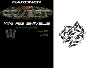 Gardner Obratlíky Covert Mini Rig Swivels 20 ks