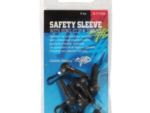 Giants fishing Montáž Safety Sleeve with Ring, Clip a Swivel, 5ks