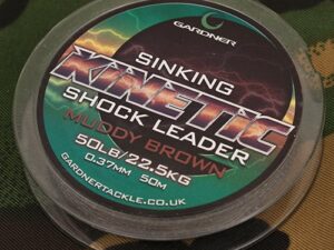 Gardner Splétaná šňůra Kinetic Shock Leader 50m, 50lb (22,7kg) 0.37mm