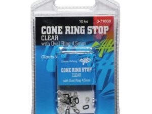 Giants fishing Slídová zarážka s kroužkem Cone Ring Stop Clear with Oval Ring 4,5mm