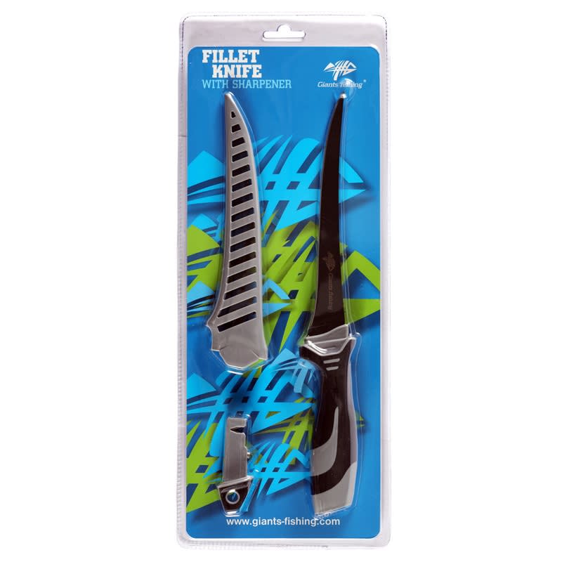 Giants fishing Filetovací nůž 7 Fillet knife with sharpener ( Easy clean sheath ) - Image 2