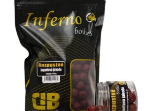 Carp Inferno Rozpustné Boilies Nutra Line Jogurtová Jahoda