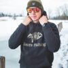 Giants Fishing Mikina s kapucí černá Camo Logo – Obrázok 3