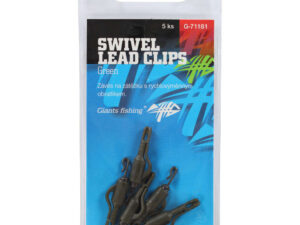 Giants fishing Závěs na boční olovo Swivel Lead Clips Green 5ks