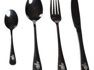 Giants fishing Sada příborů černý nerez Cutlery SS 410 ( 4pc - set )
