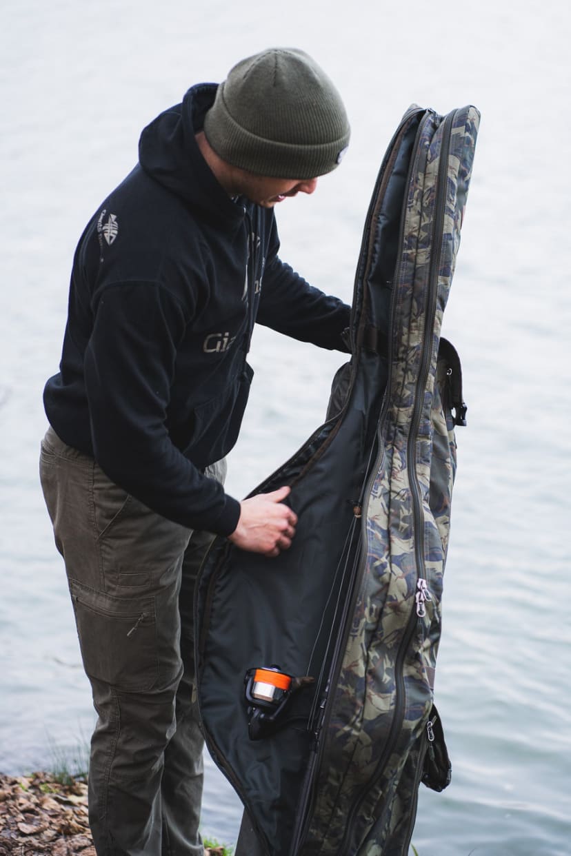 Giants fishing Pouzdro na pruty Rod Holdall Luxury 2 Rod 10ft (170cm) - Image 4